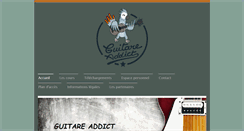 Desktop Screenshot of guitare-addict.com